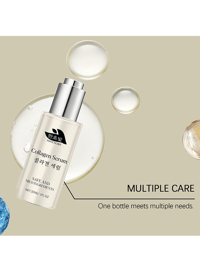 HANCHOBIT Collagen Essence Liquid - Moisturizing and hydrating the skin, this gentle formula provides a water-repellent and lustrous finish 30ml - Image 3